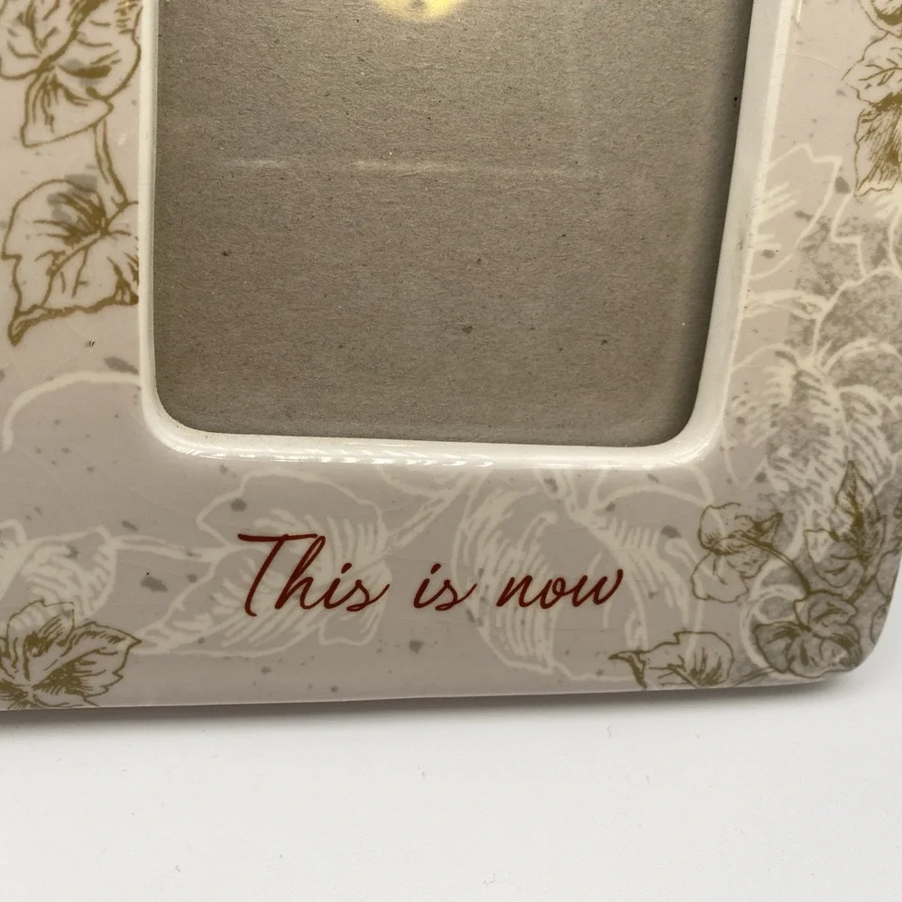 PICTURE FRAME-Friends-THAT WAS THEN-THIS IS NOW-2 PHOTO FRAME-POWDER BLUE WHITE